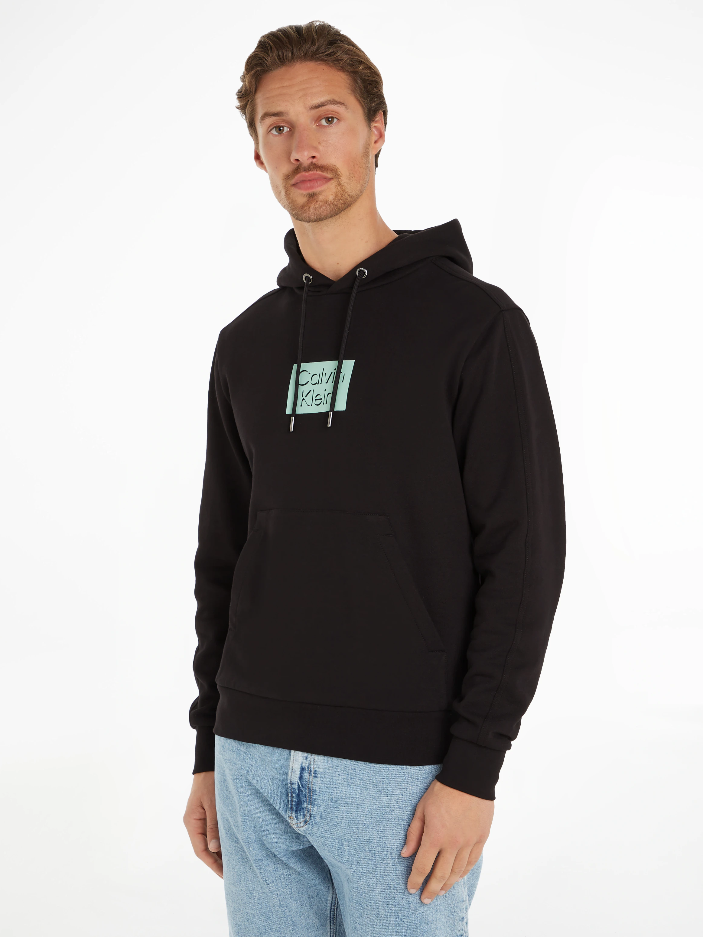 Calvin Klein Kapuzensweatshirt "CUT OUT SHADOW LOGO HOODIE", mit Logodruck günstig online kaufen