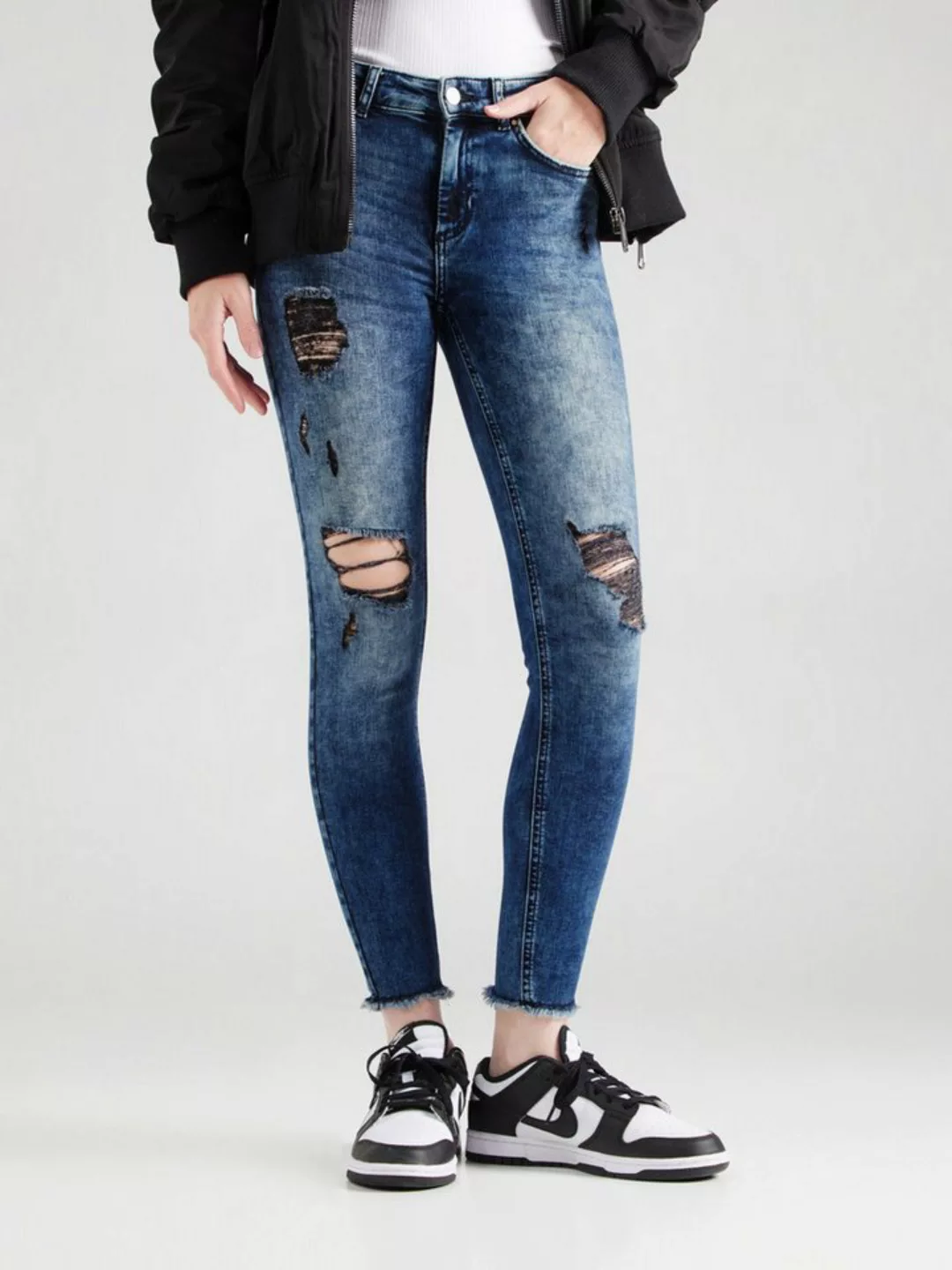 ONLY 7/8-Jeans ONLBLUSH (1-tlg) Fransen günstig online kaufen