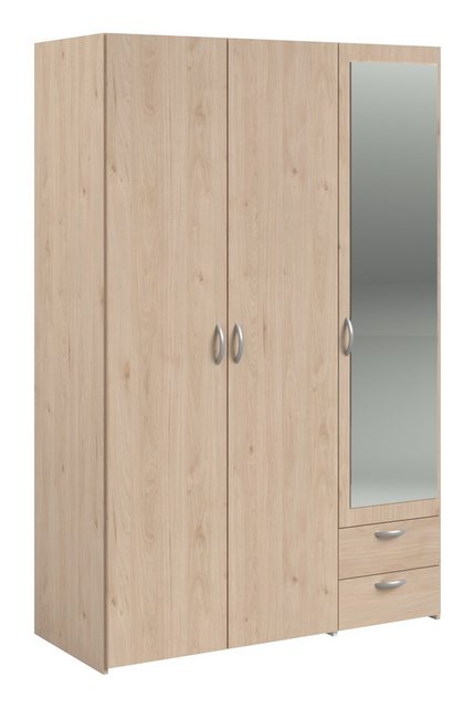 Parisot Kleiderschrank Parisot Daily 14 3 Türen, 1 Spiegel, 2 Schübe, in Ei günstig online kaufen