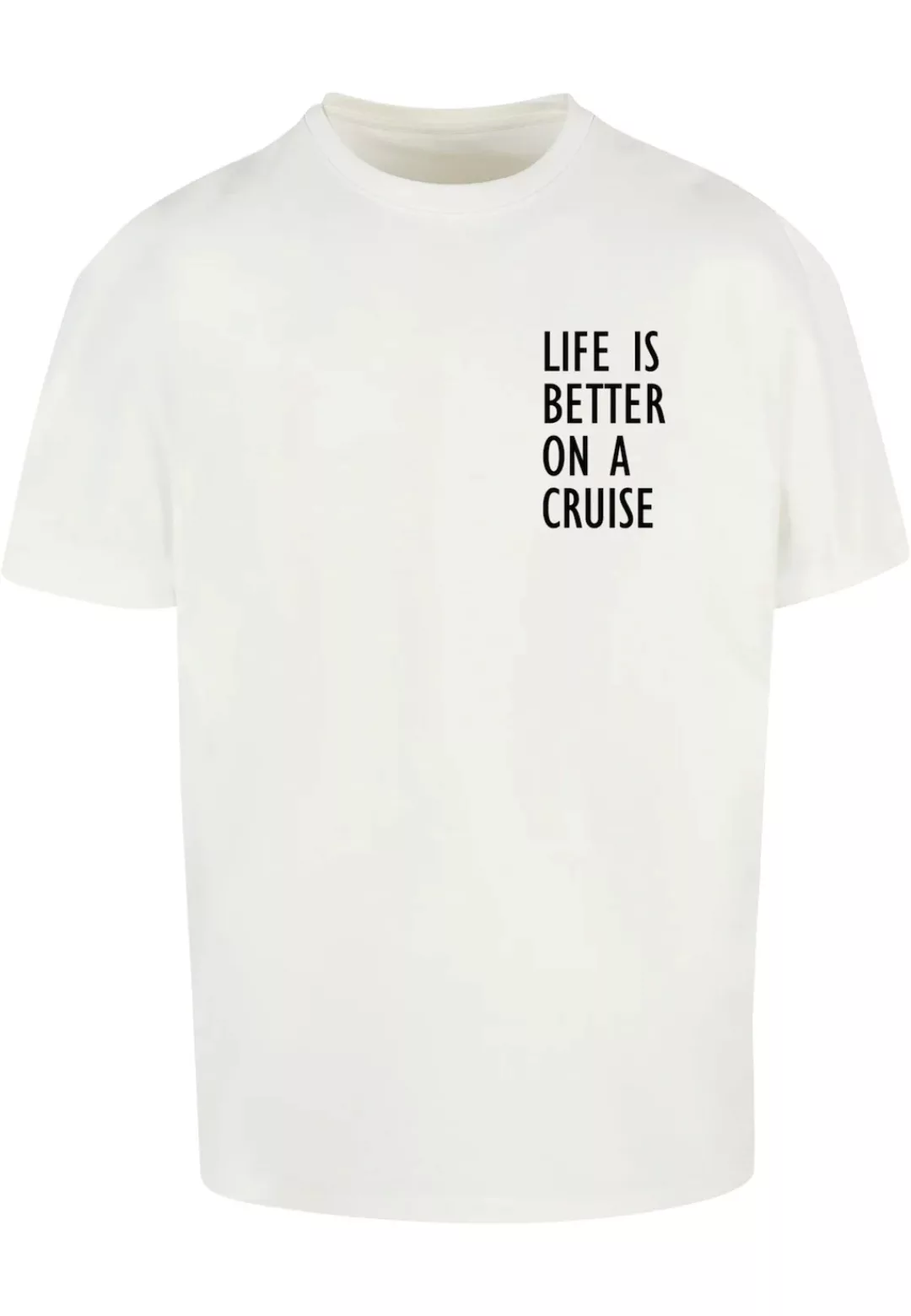 Merchcode T-Shirt "Merchcode Herren Life Is Better Heavy Oversized Tee" günstig online kaufen