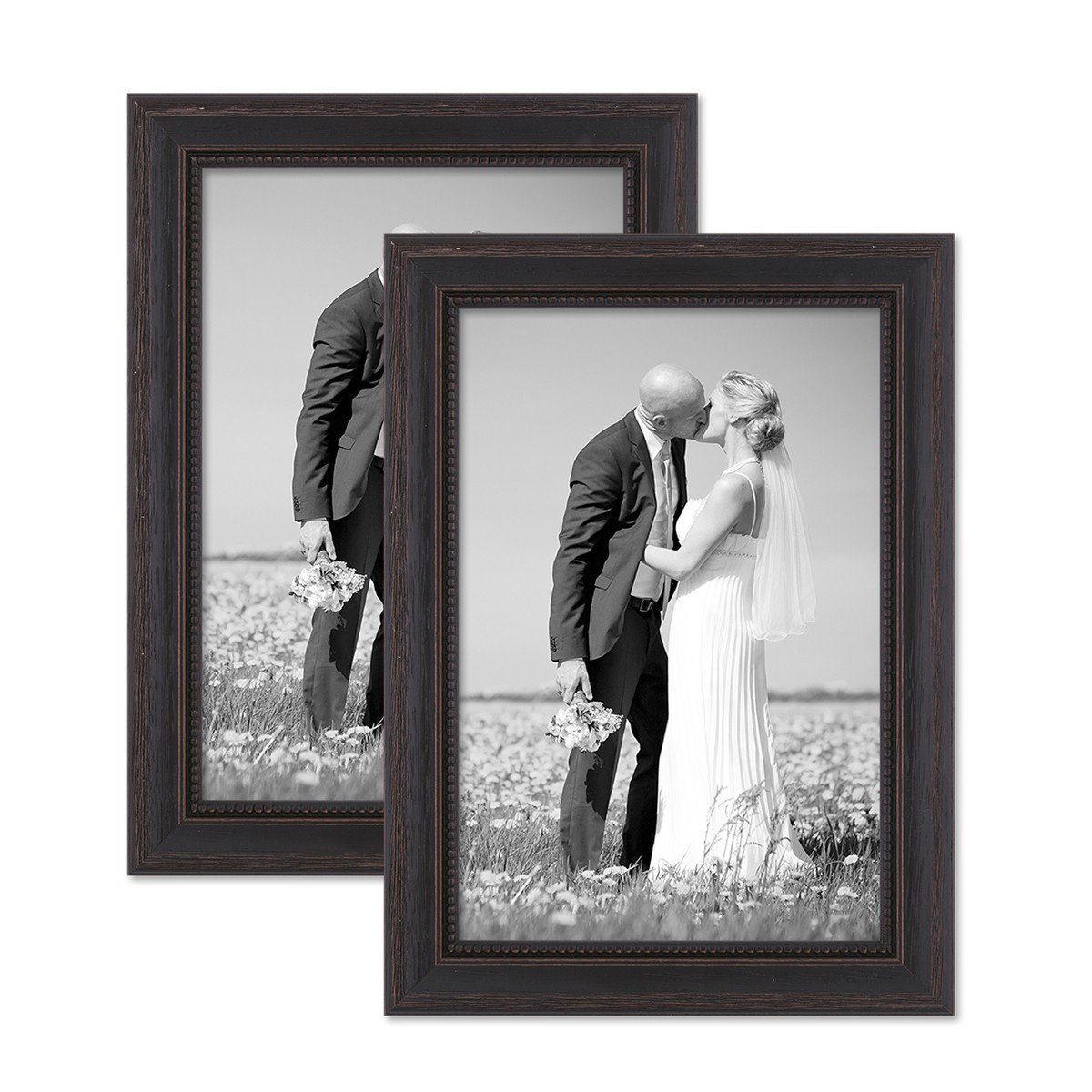 PHOTOLINI Bilderrahmen 2er Set im Shabby-Chic günstig online kaufen