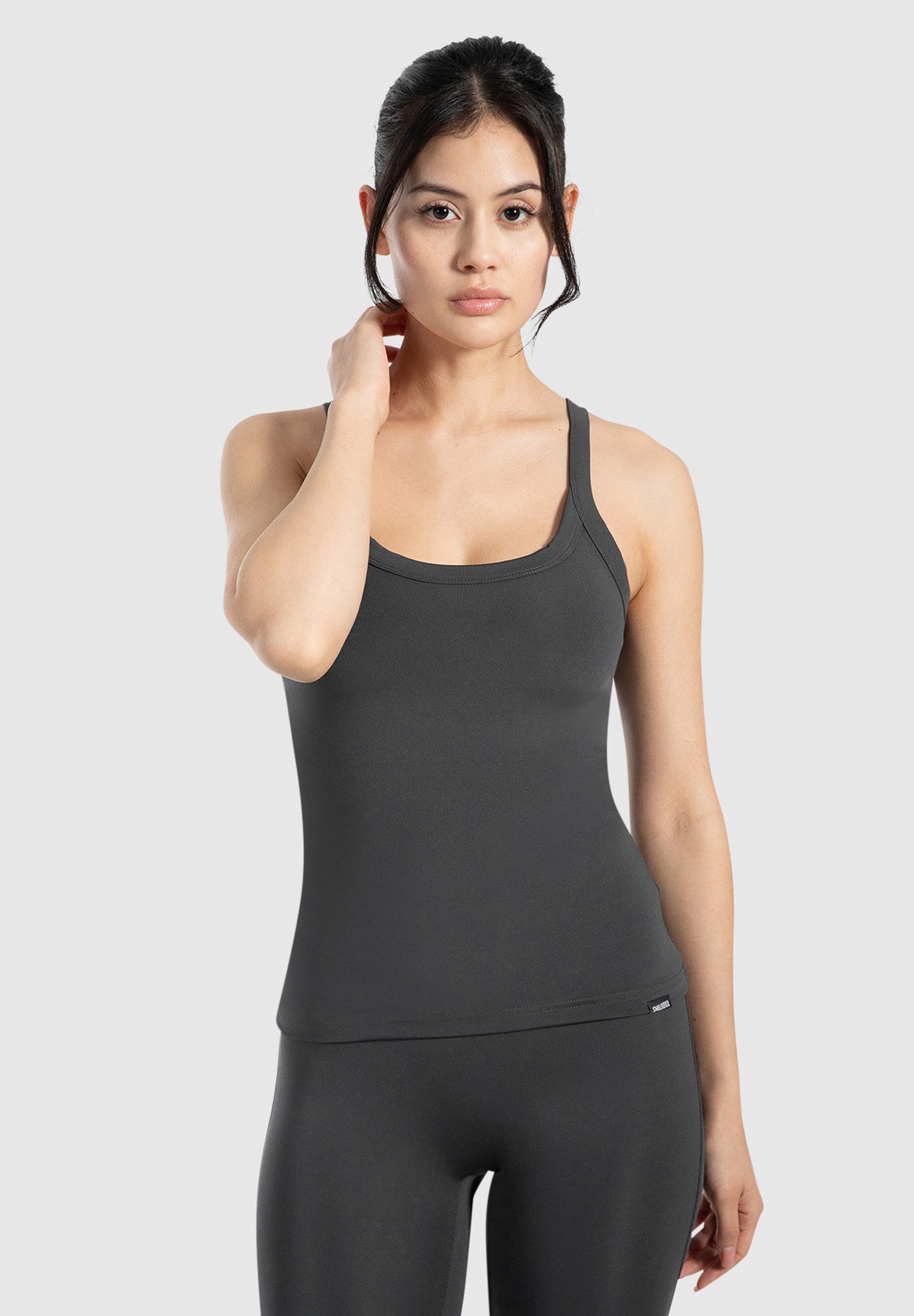 Smilodox Tanktop Missie, figurbetontes Sporttop, schmale günstig online kaufen