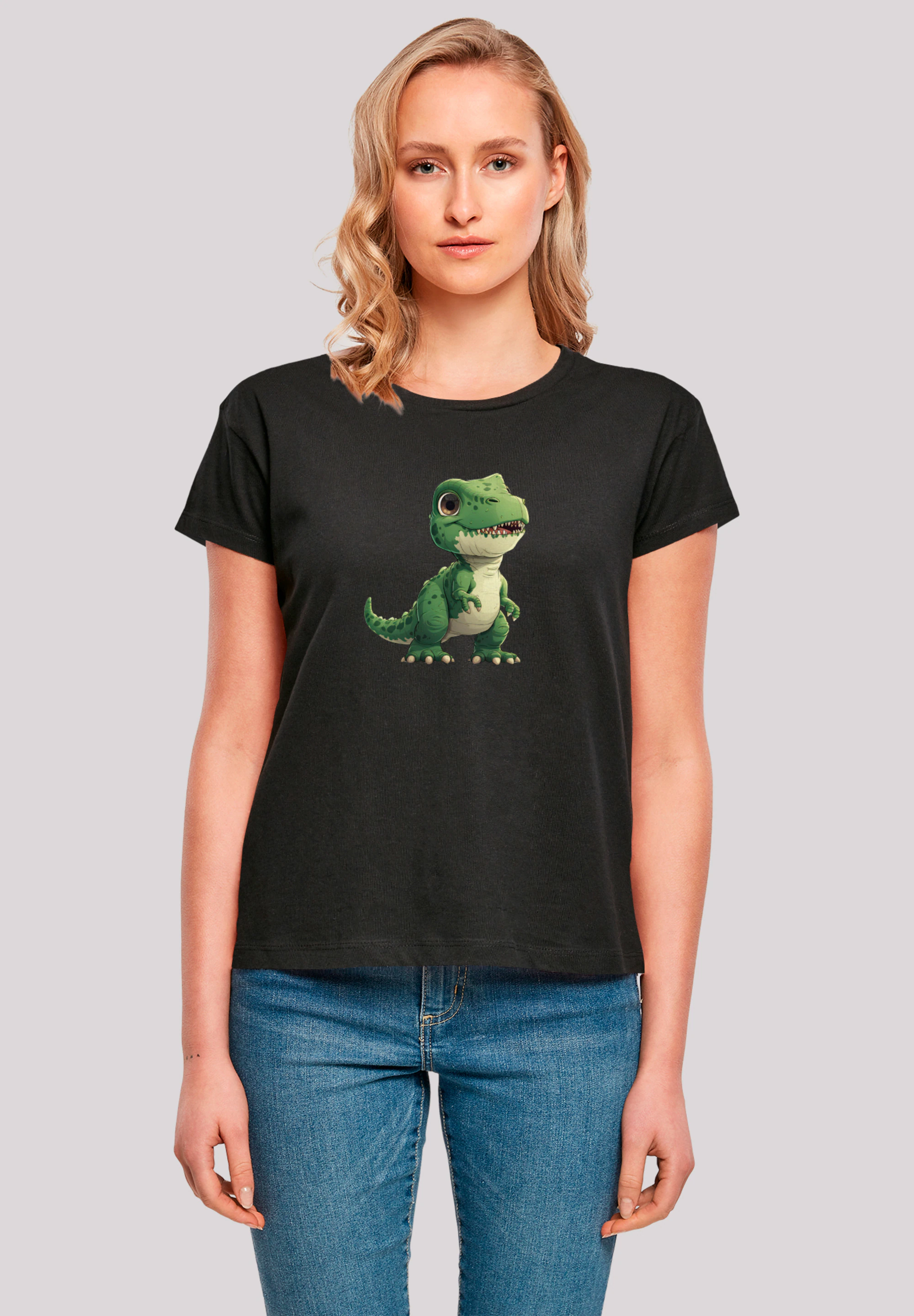 F4NT4STIC T-Shirt "Süßer grüner Dino", Premium Qualität günstig online kaufen