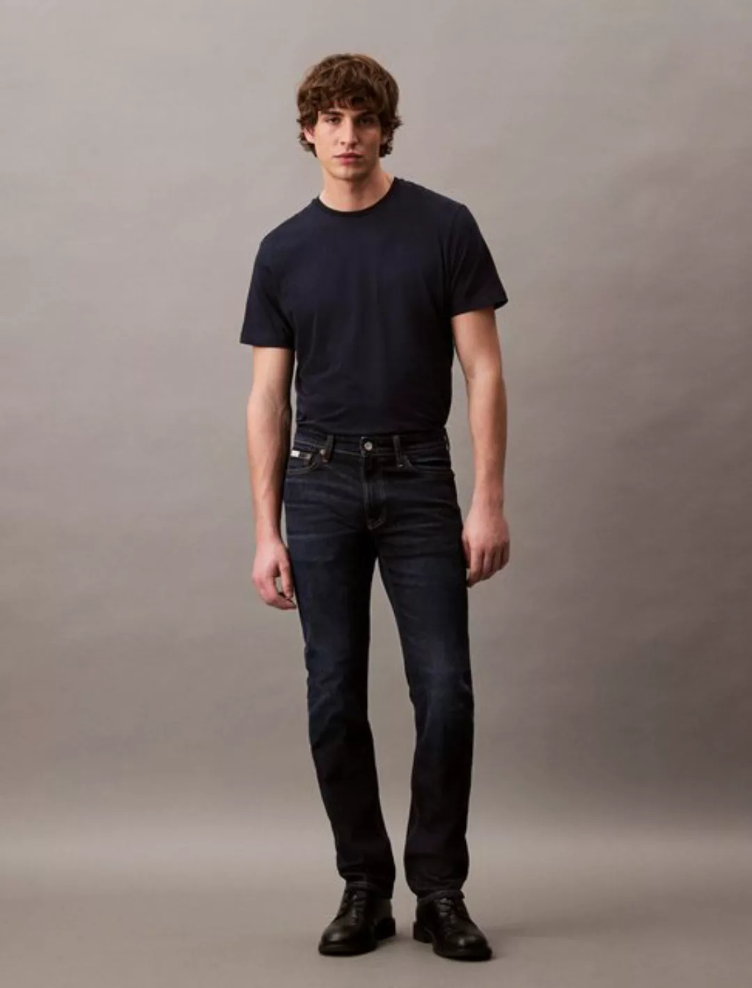 Calvin Klein Jeans Slim-fit-Jeans SLIM REBEL SAPPHIRE JEAN in dezenter Wasc günstig online kaufen