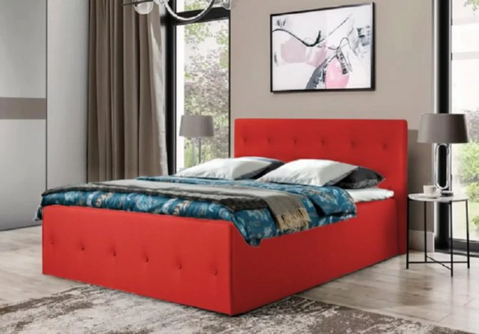 Halmon Schlafkomfort Betten Polsterbett Atalanta günstig online kaufen