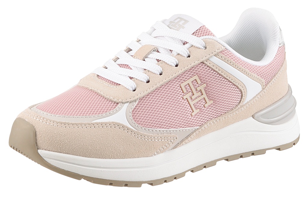 Tommy Hilfiger Keilsneaker "CASUAL FASHION RUNNER MIX", Freitzeitschuh, Hal günstig online kaufen