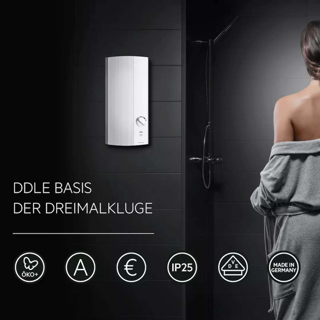 AEG Haustechnik Komfort-Durchlauferhitzer »DDLE Basis«, 18 kW, stufenlose T günstig online kaufen