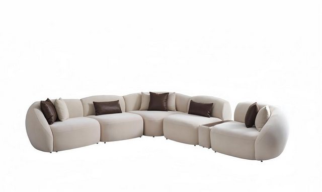 JVmoebel Ecksofa Wohnlandschaft Eckcouch Ecklounge Polsterecke Ecksofa Desi günstig online kaufen