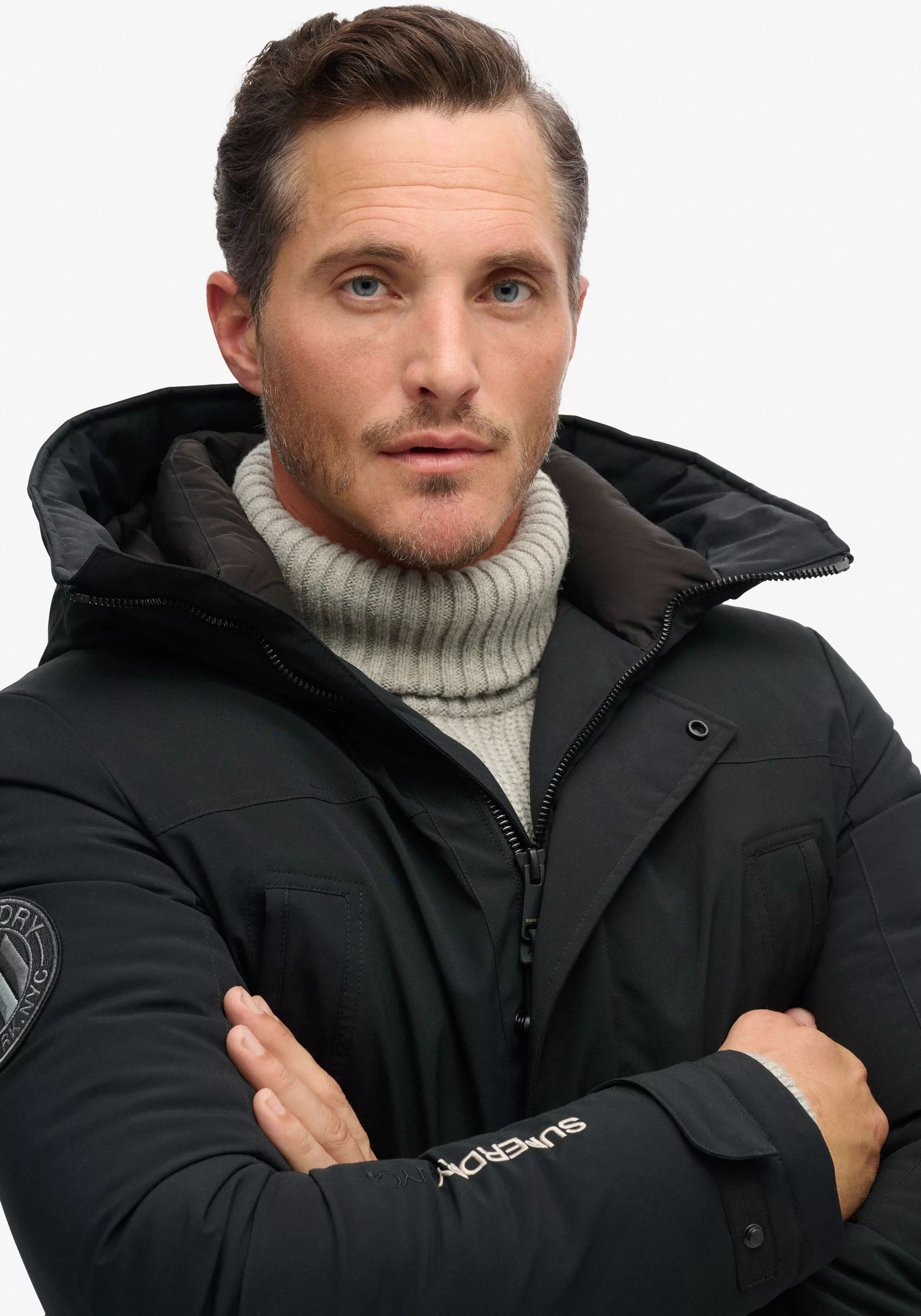 Superdry Steppjacke "City Padded Parka Jacket", mit Kapuze günstig online kaufen