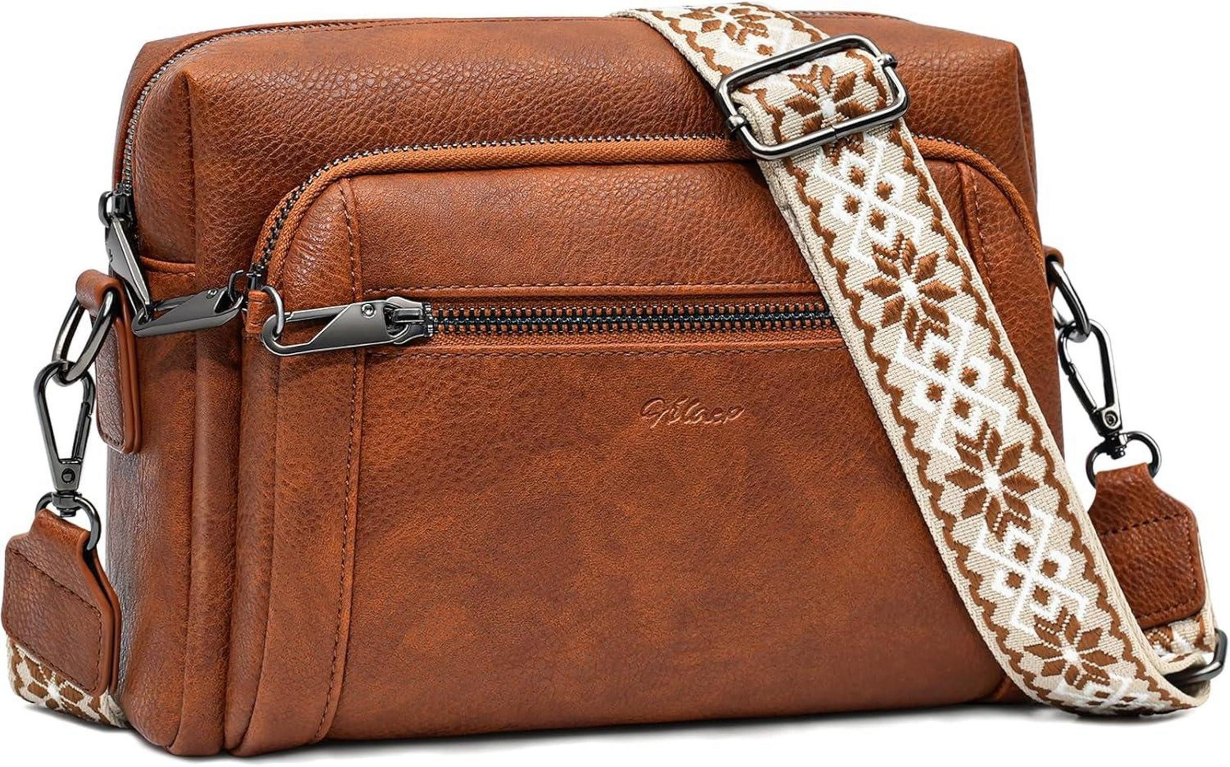 LuxusKollektion Umhängetasche Umhängetasche Damen Leder Crossbody günstig online kaufen