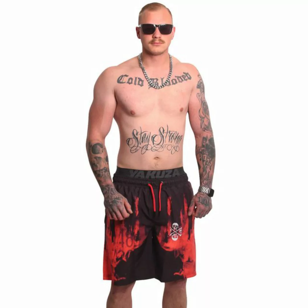 YAKUZA Boardshorts Burning Allover mit Doppelbund günstig online kaufen