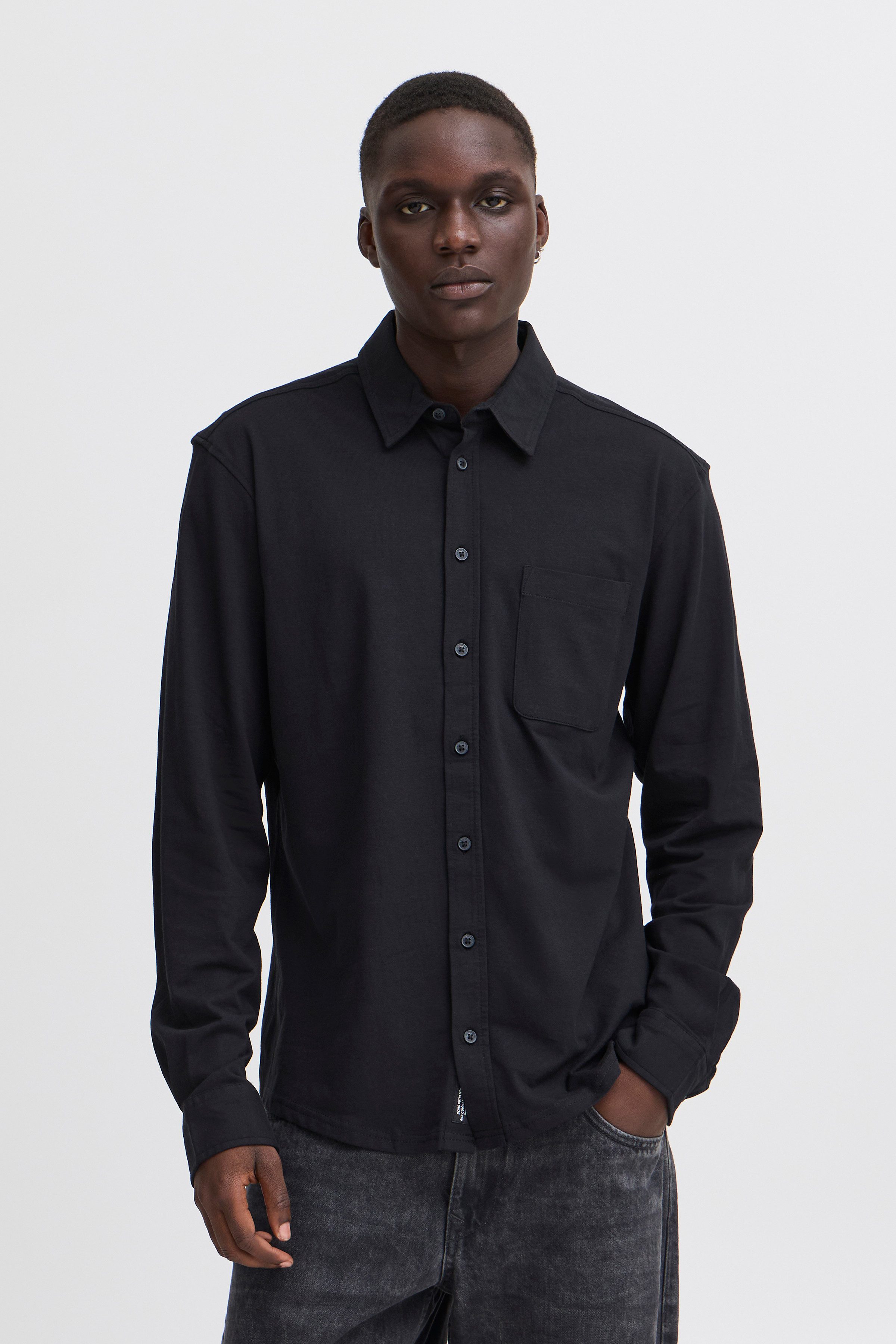 Blend Langarmhemd BHALO JERSEY SHIRT - günstig online kaufen