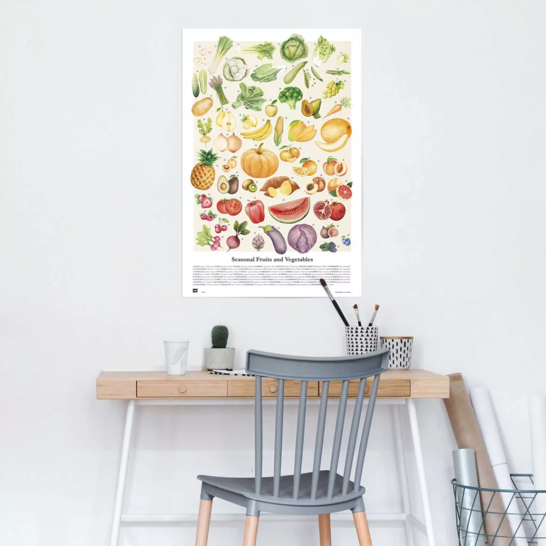 Reinders Poster "Obst und Gemüse" günstig online kaufen