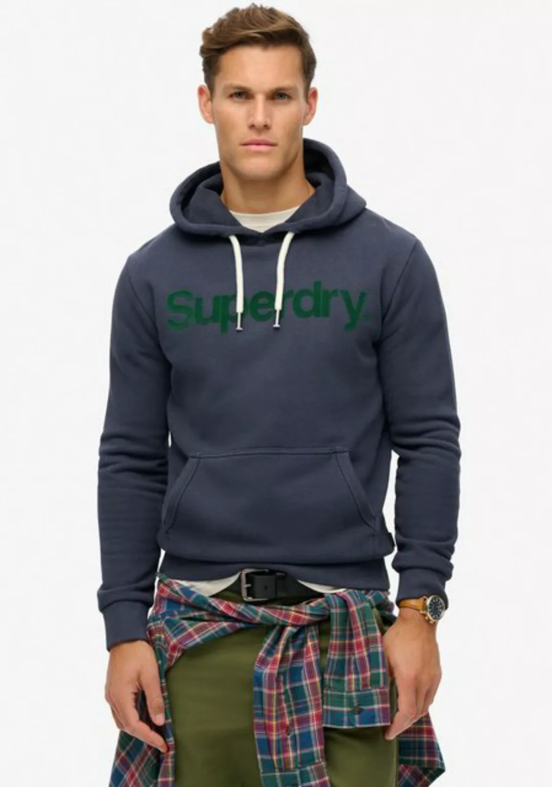 Superdry Kapuzensweatshirt CLASSIC CORE LOGO HOODIE günstig online kaufen