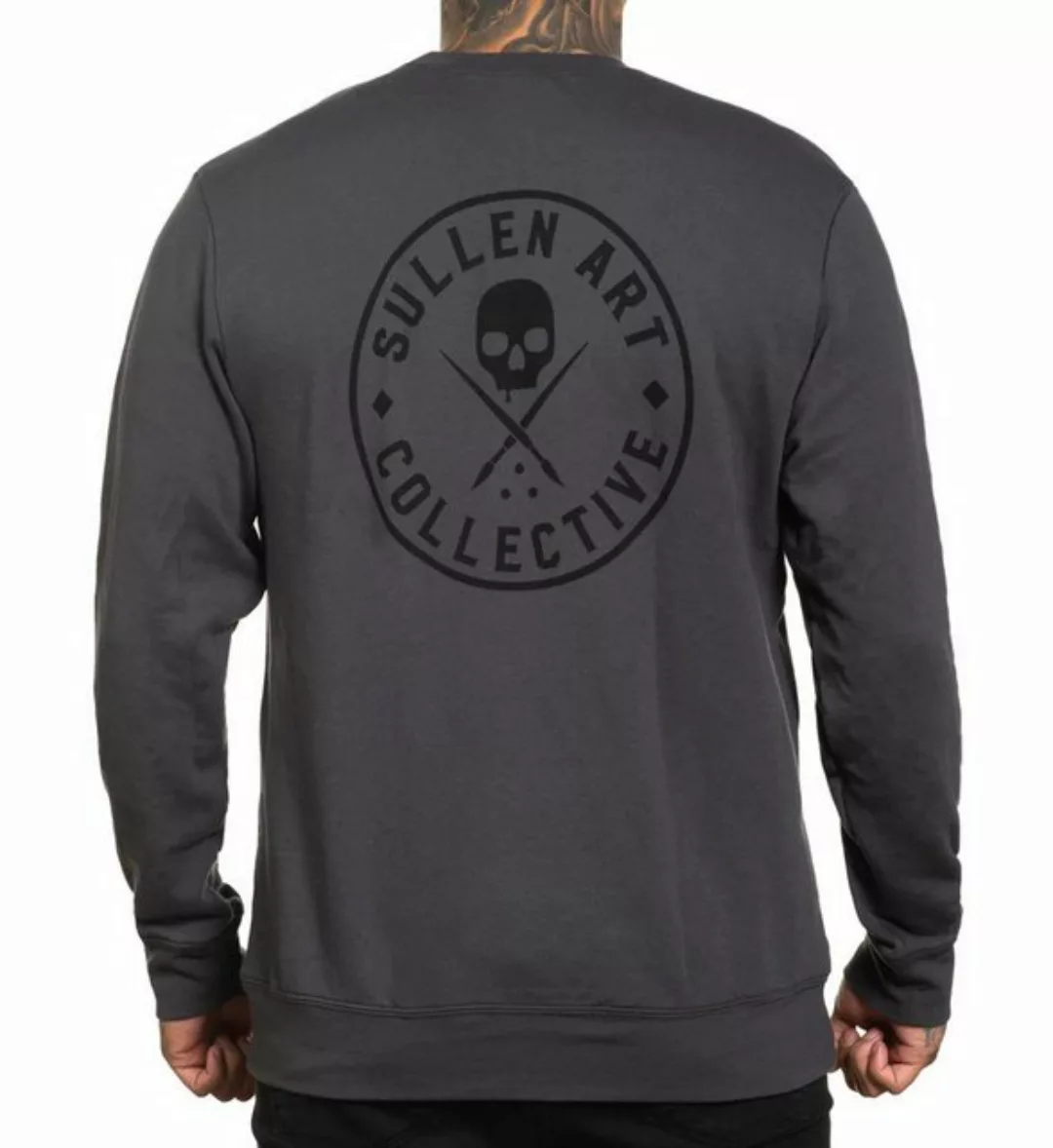 Sullen Clothing Sweatshirt Ever Crew Asphalt Grau Sweatshirt Pulli Pullover günstig online kaufen