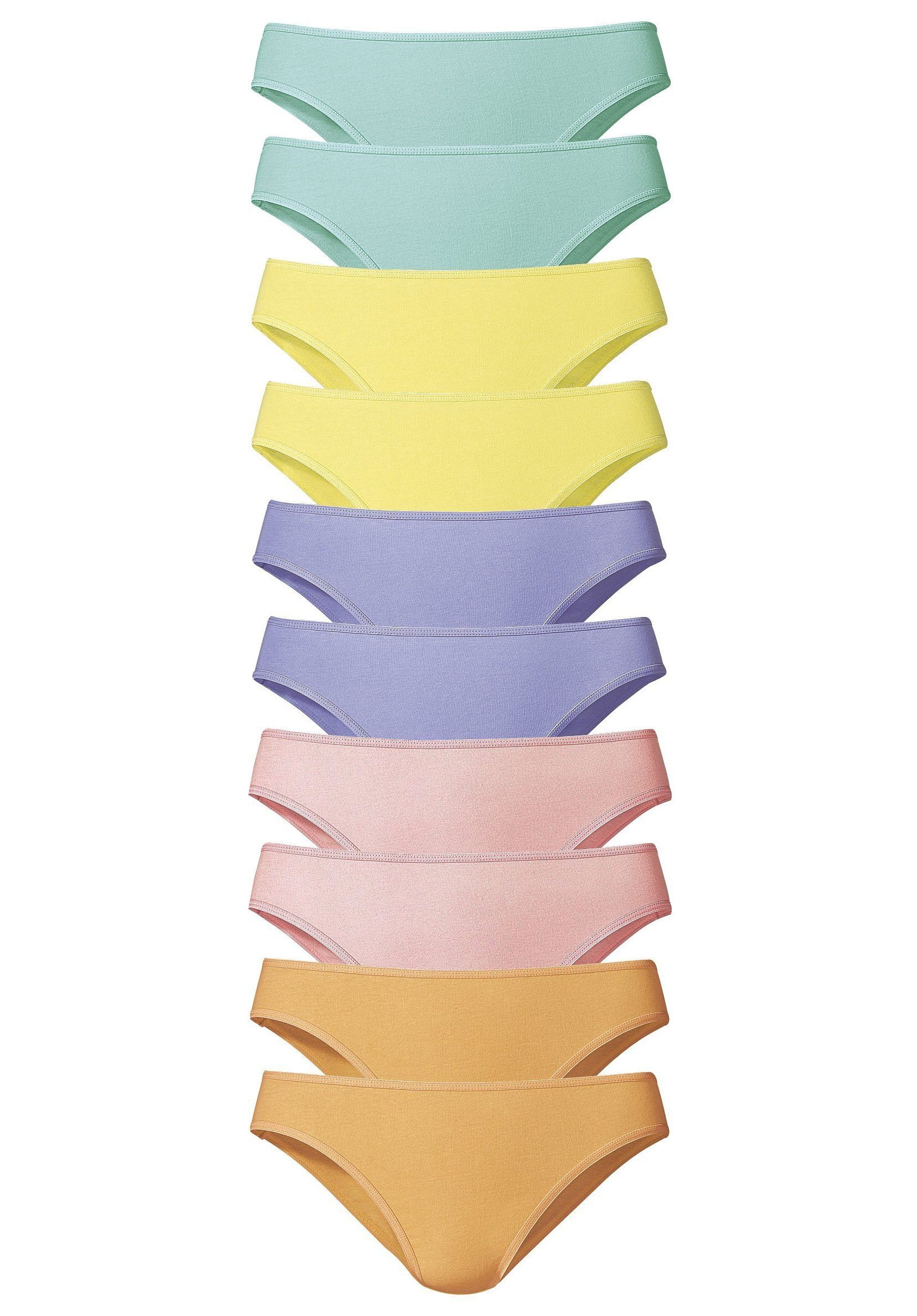 Vivance Bikinislip (Packung, 10-St) schöner Basicartikel günstig online kaufen
