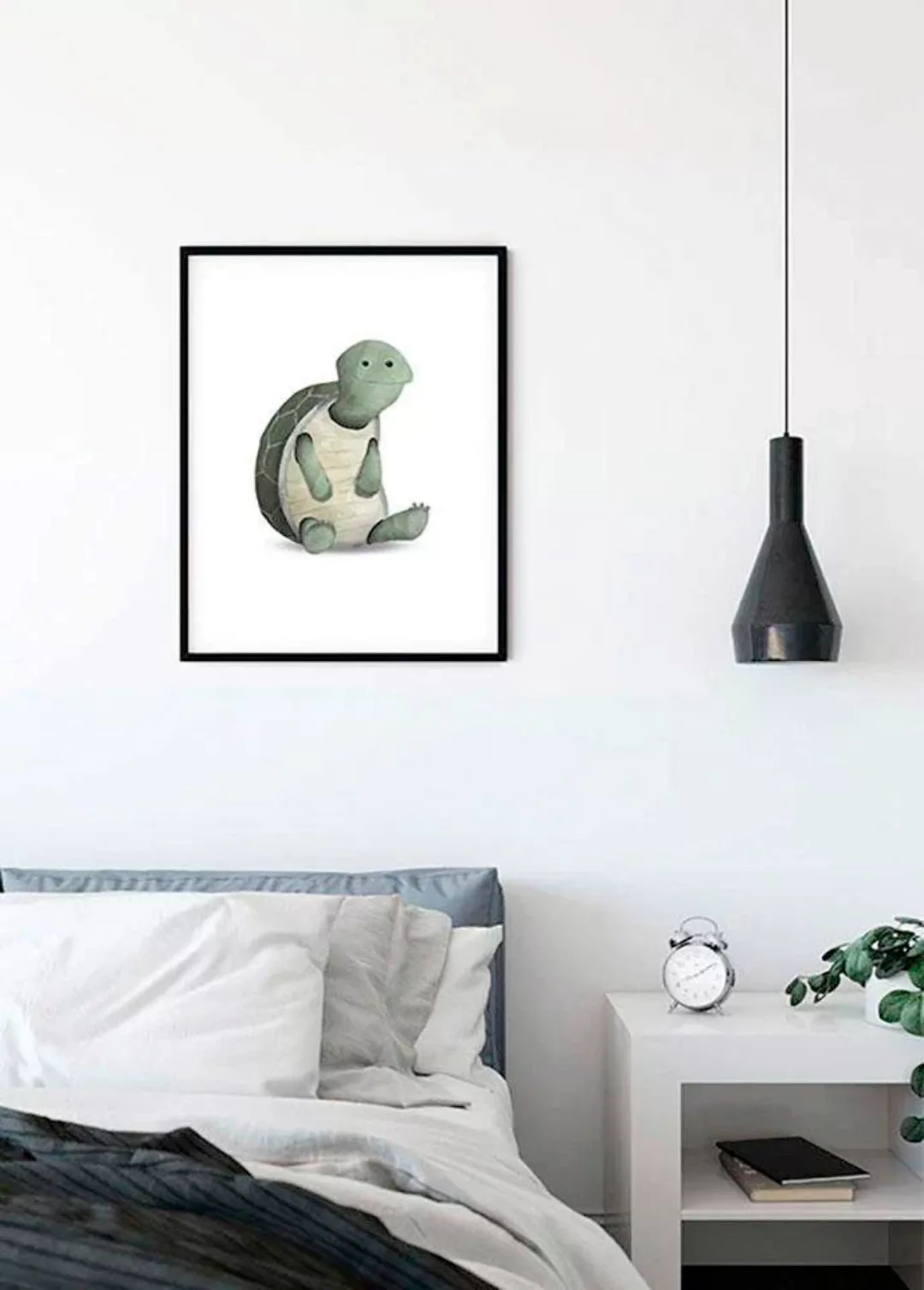 Komar Poster "Cute Animal Turtle", Schildkröten, (1 St.), Kinderzimmer, Sch günstig online kaufen