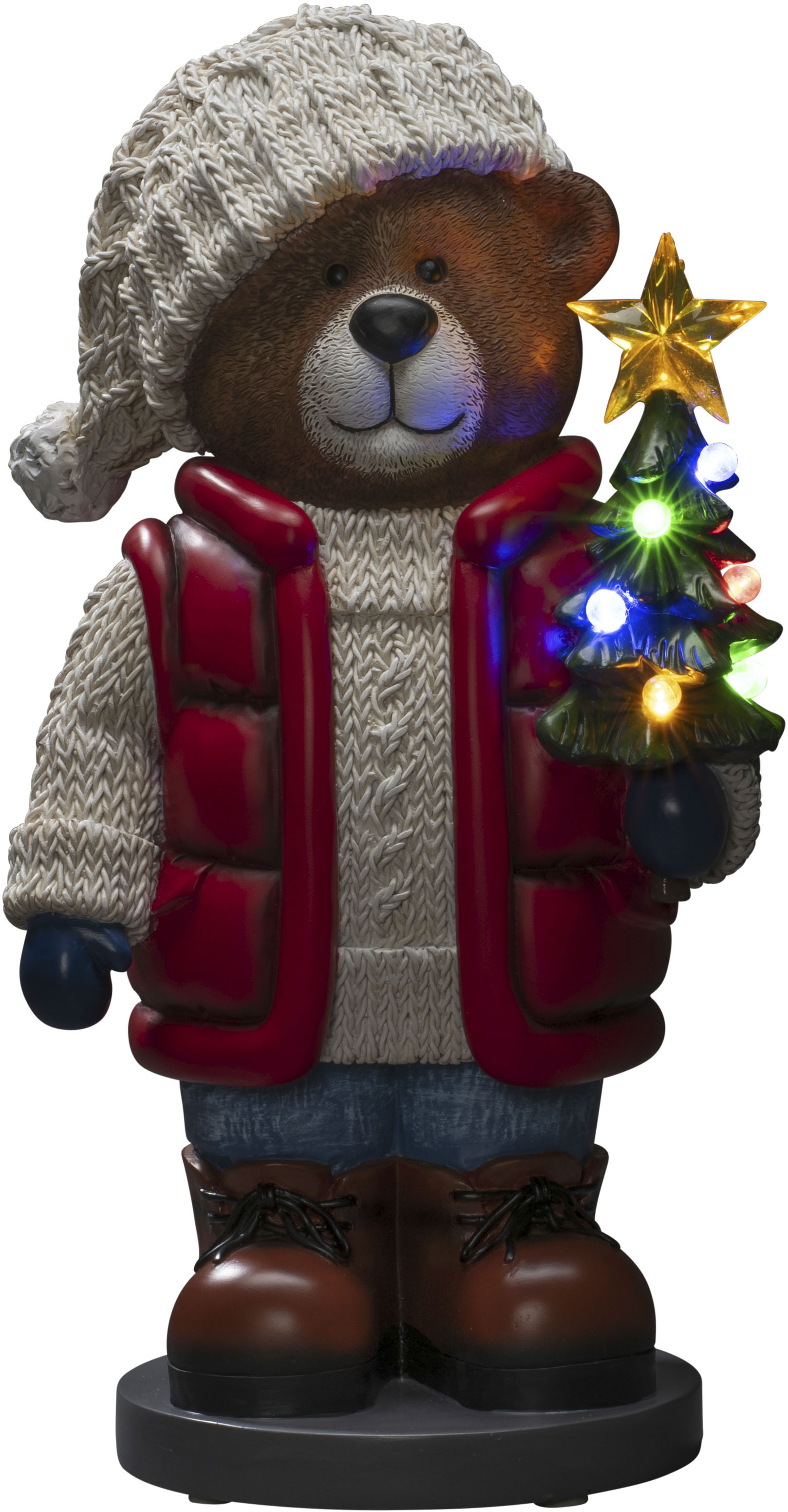 KONSTSMIDE LED Dekofigur »LED Teddybär, klein, mit 6h Timer, 8 bunte Dioden günstig online kaufen