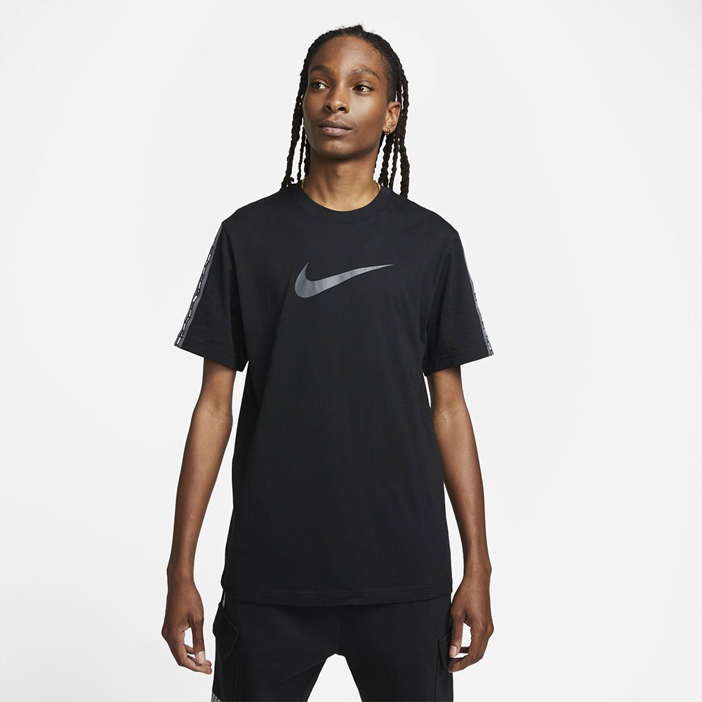 Nike Sportswear Repeat Dm4685 Kurzärmeliges T-shirt XL Black / Black / Iron günstig online kaufen