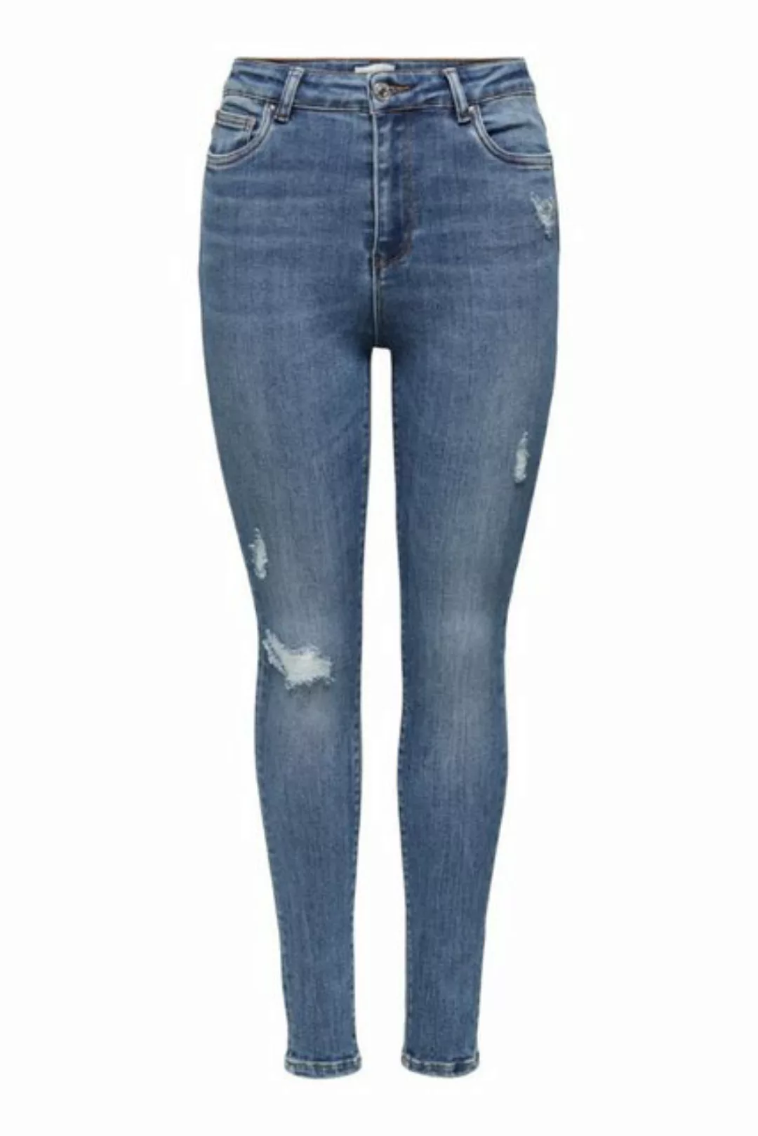 Only Damen Jeans ONLMILA HW SK ANK DNM BJ139944 - Skinny Fit - Blau - Mediu günstig online kaufen