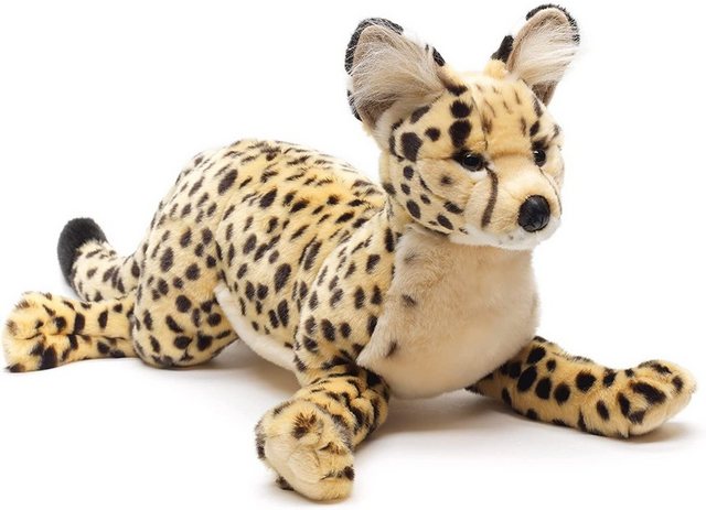 Uni-Toys Kuscheltier Savannah-Katze, liegend - 60 cm (Länge) - Plüsch-Serva günstig online kaufen