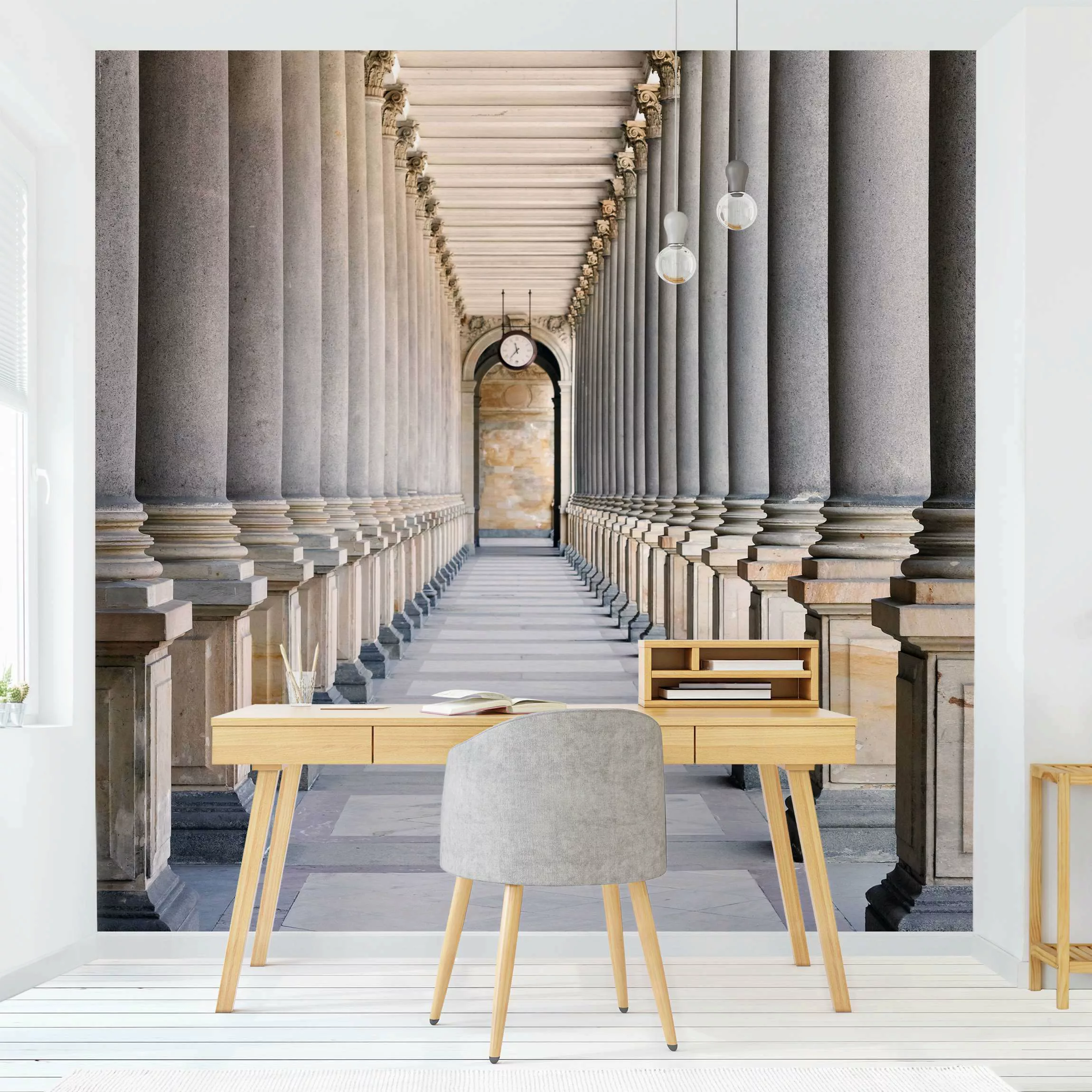Fototapete Säulen in der Mill Kolonnade in Karlovy Vary günstig online kaufen