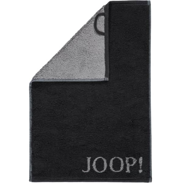 JOOP! Classic - Doubleface 1600 - Farbe: Schwarz - 90 - Gästetuch 30x50 cm günstig online kaufen