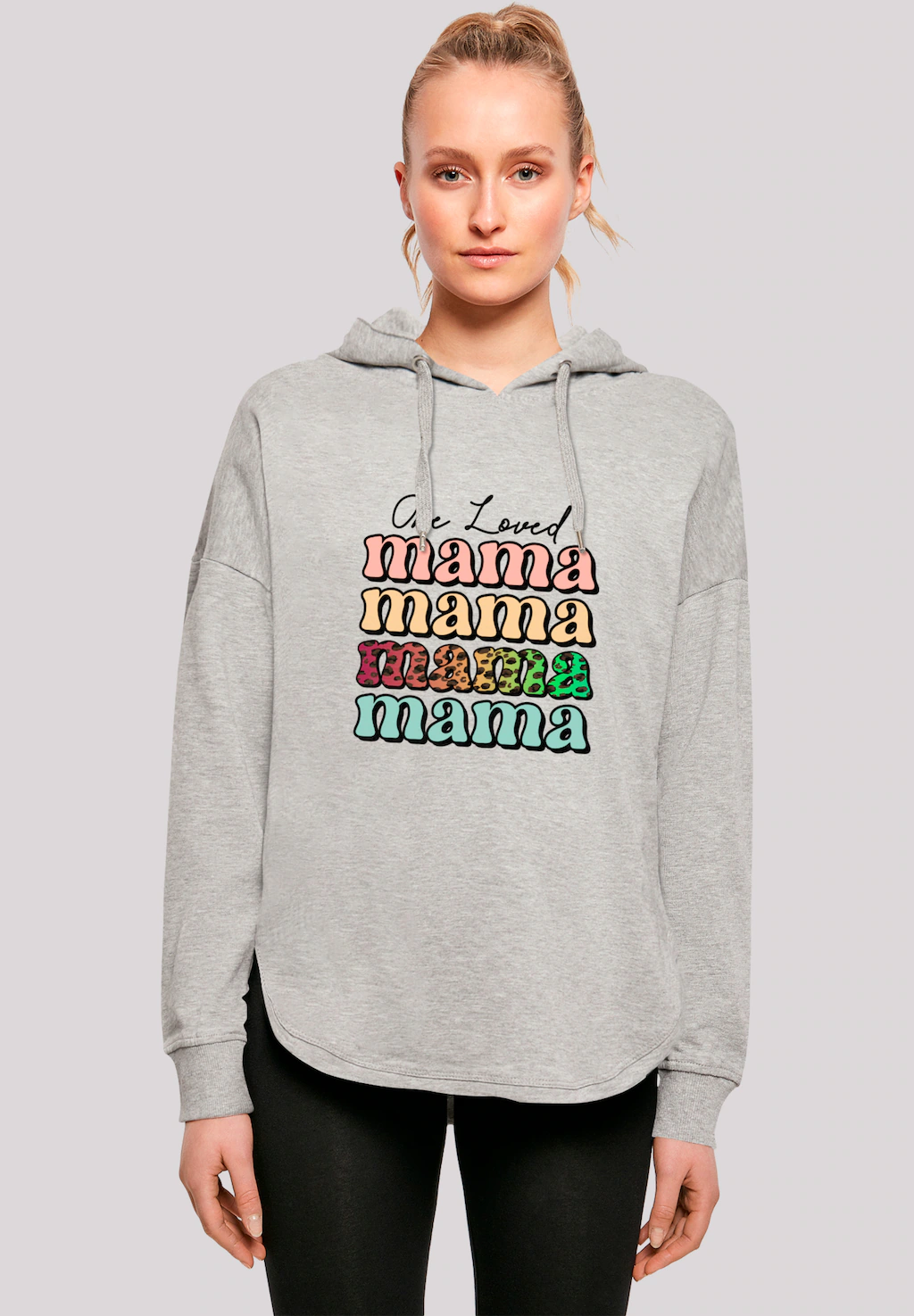 F4NT4STIC Kapuzenpullover "Mothers Day Mama Typography Leopard Print Pastel günstig online kaufen