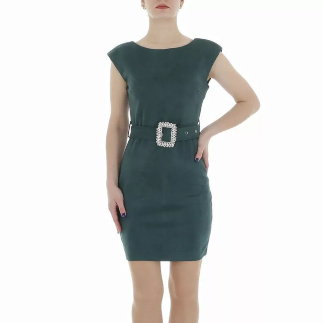 Ital-Design Minikleid Damen Elegant (86099033) Strass Stretch Samtoptik Min günstig online kaufen