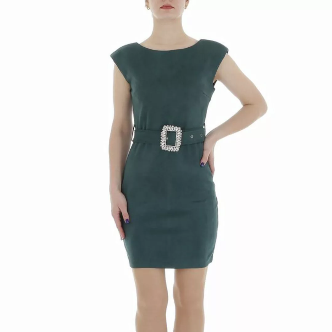 Ital-Design Minikleid Damen Elegant (86099032) Strass Stretch Samtoptik Min günstig online kaufen