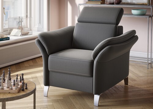 sit&more Sessel »Vincenzo«, inklusive Kopfteilverstellung günstig online kaufen