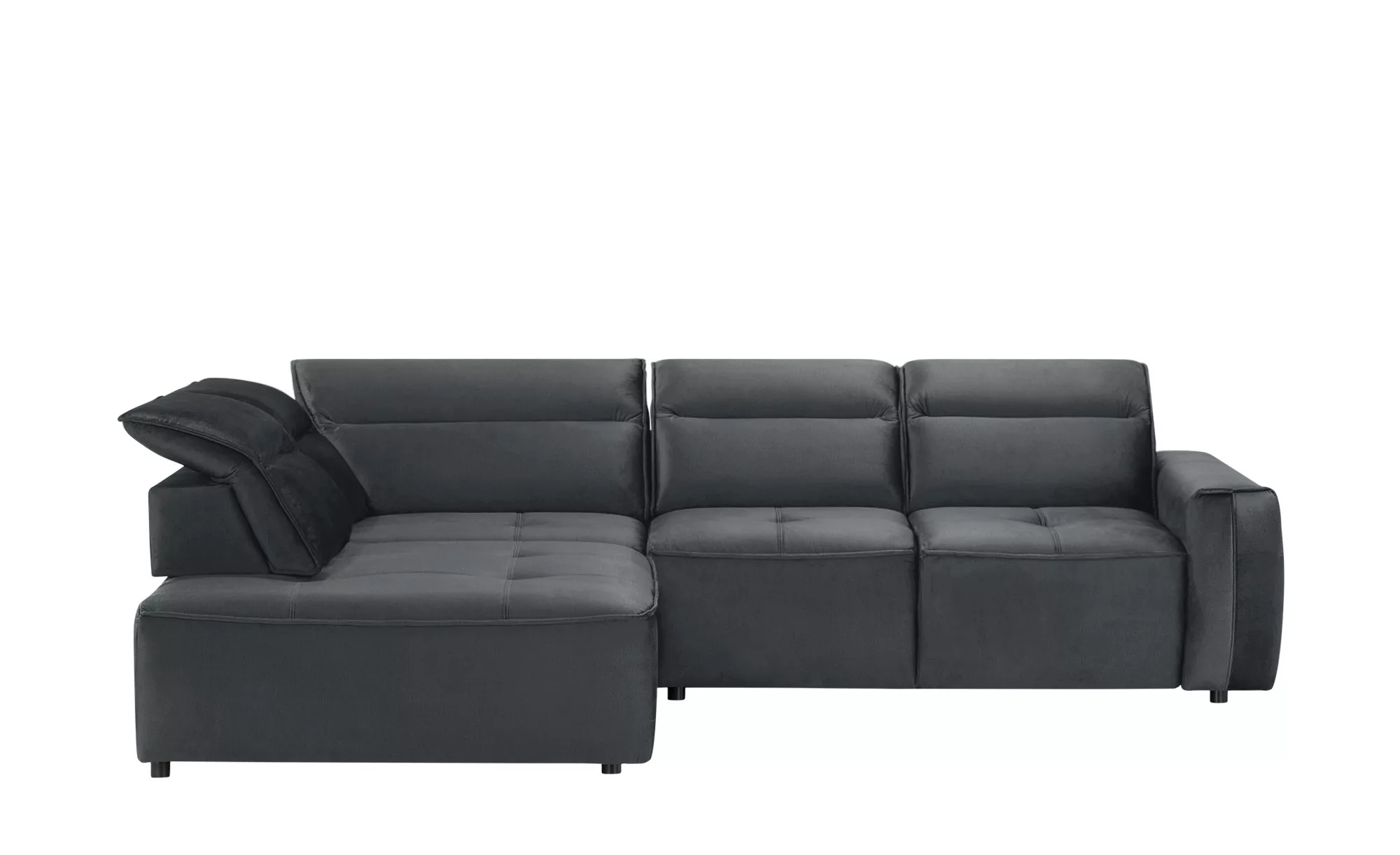 switch Ecksofa  Colombo - schwarz - 81 cm - Polstermöbel > Sofas > Ecksofas günstig online kaufen