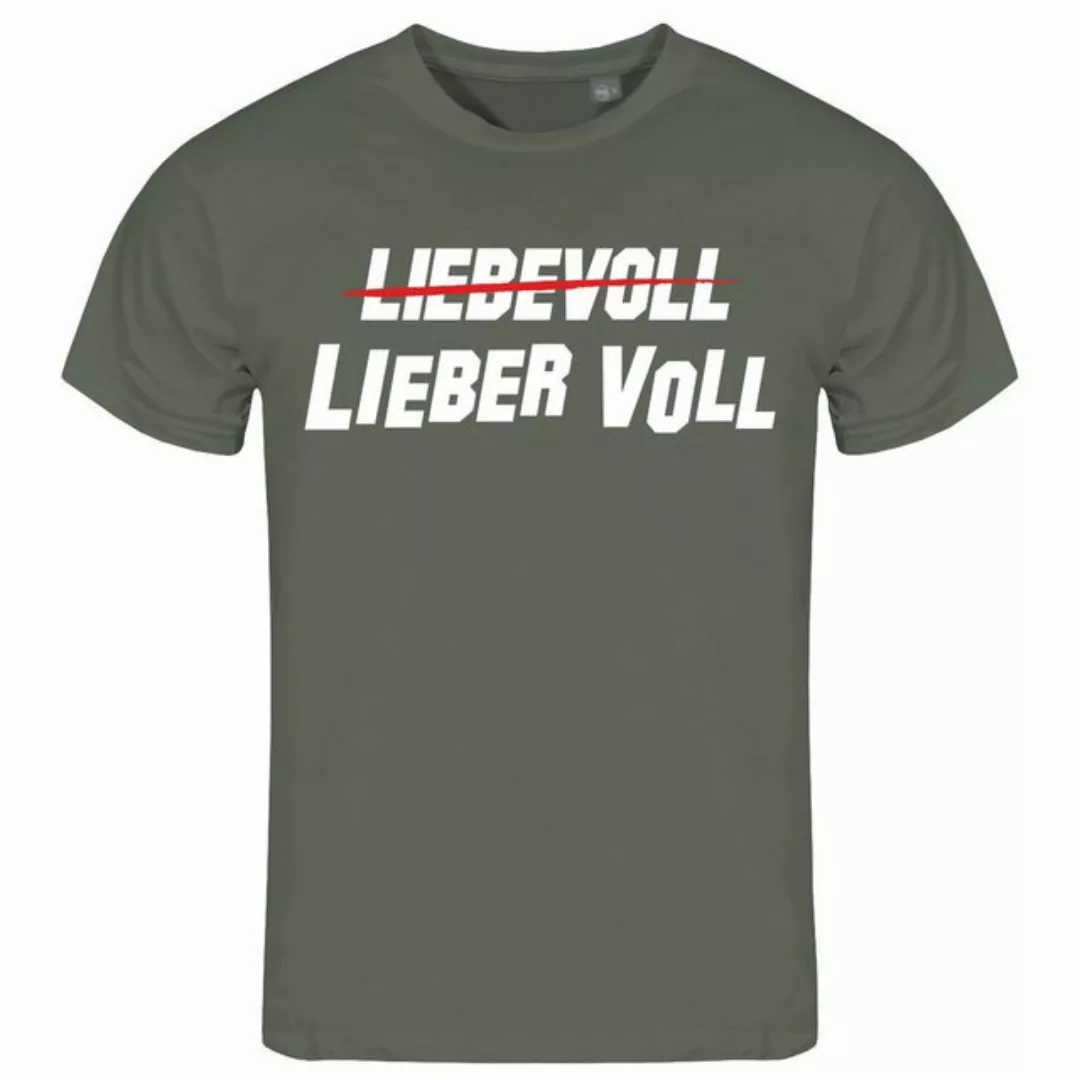 deinshirt Print-Shirt Herren T-Shirt Lieber Voll Funshirt mit Motiv günstig online kaufen