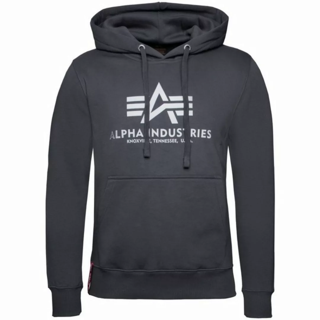 Alpha Industries Kapuzenpullover Basic Hoodie Reflective Print Herren günstig online kaufen