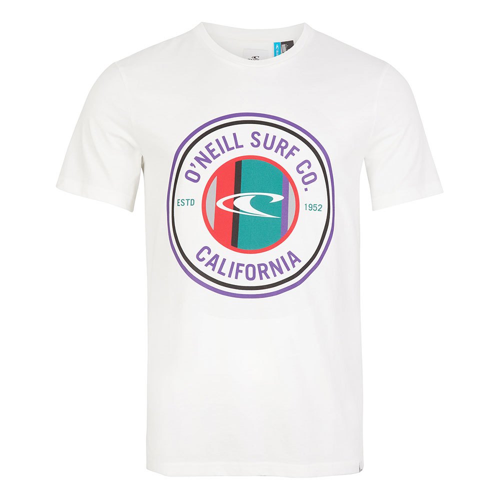 O´neill Club Circle Kurzärmeliges T-shirt 2XL Powder White günstig online kaufen