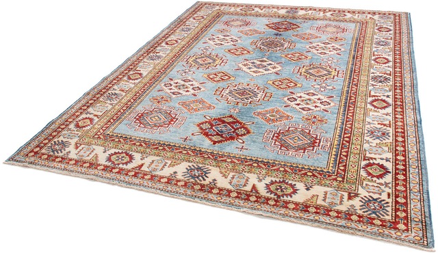 morgenland Orientteppich »Ziegler - Kazak - 233 x 184 cm - hellblau«, recht günstig online kaufen