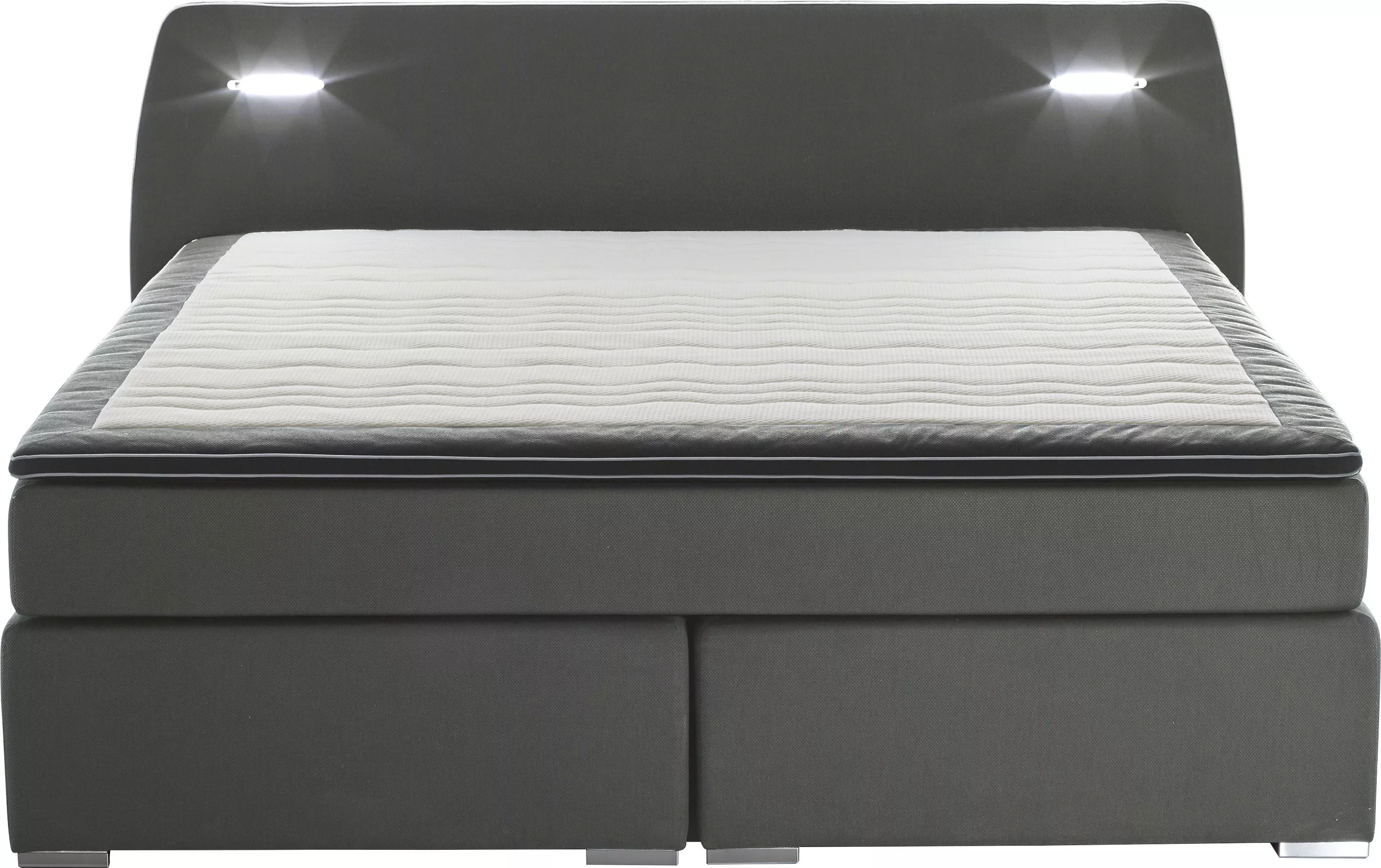 ATLANTIC home collection Boxspringbett "REX LED", inklusive LED-Beleuchtung günstig online kaufen