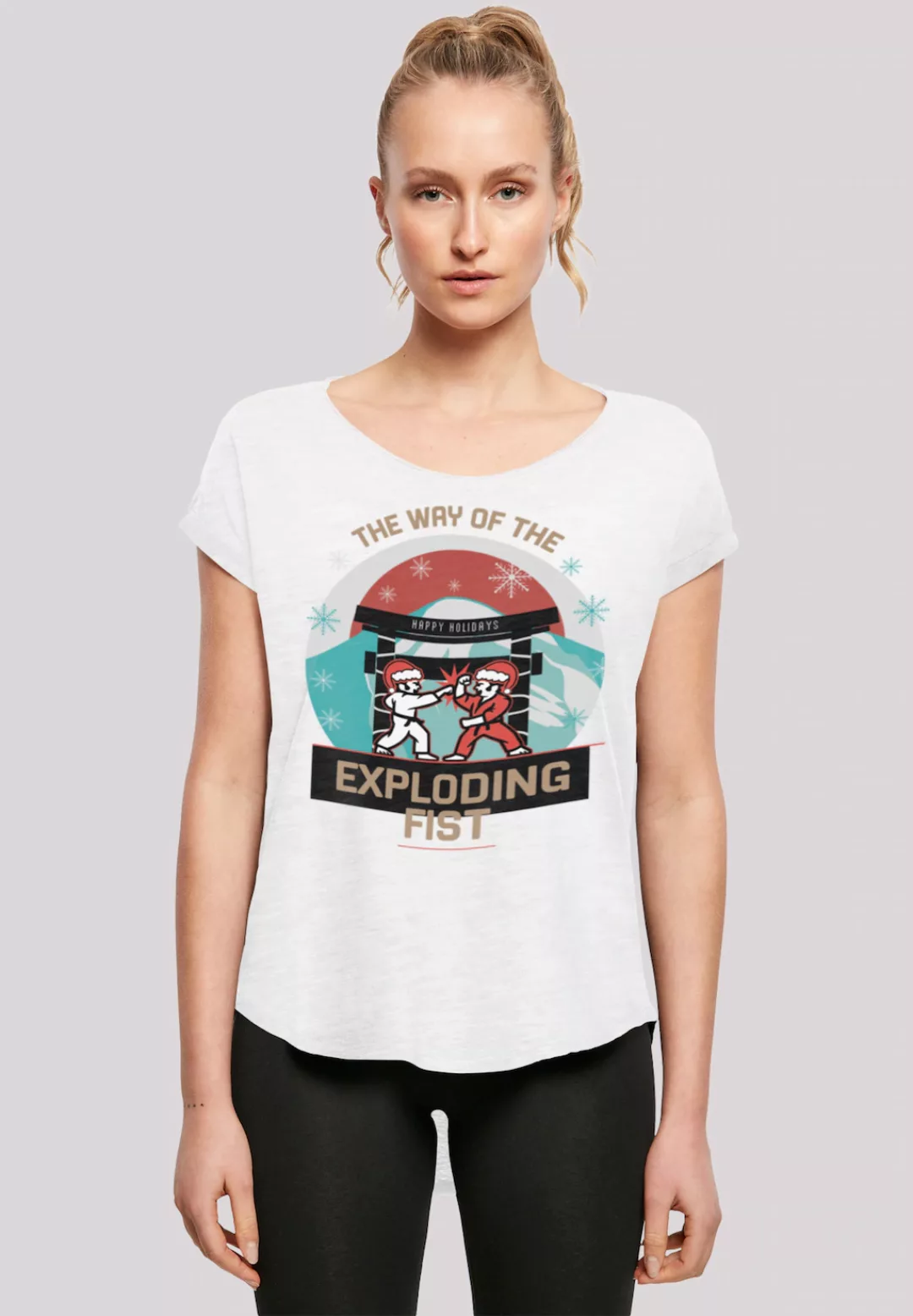 F4NT4STIC T-Shirt "Retro Gaming Way of the Exploding Fist Christmas", Print günstig online kaufen