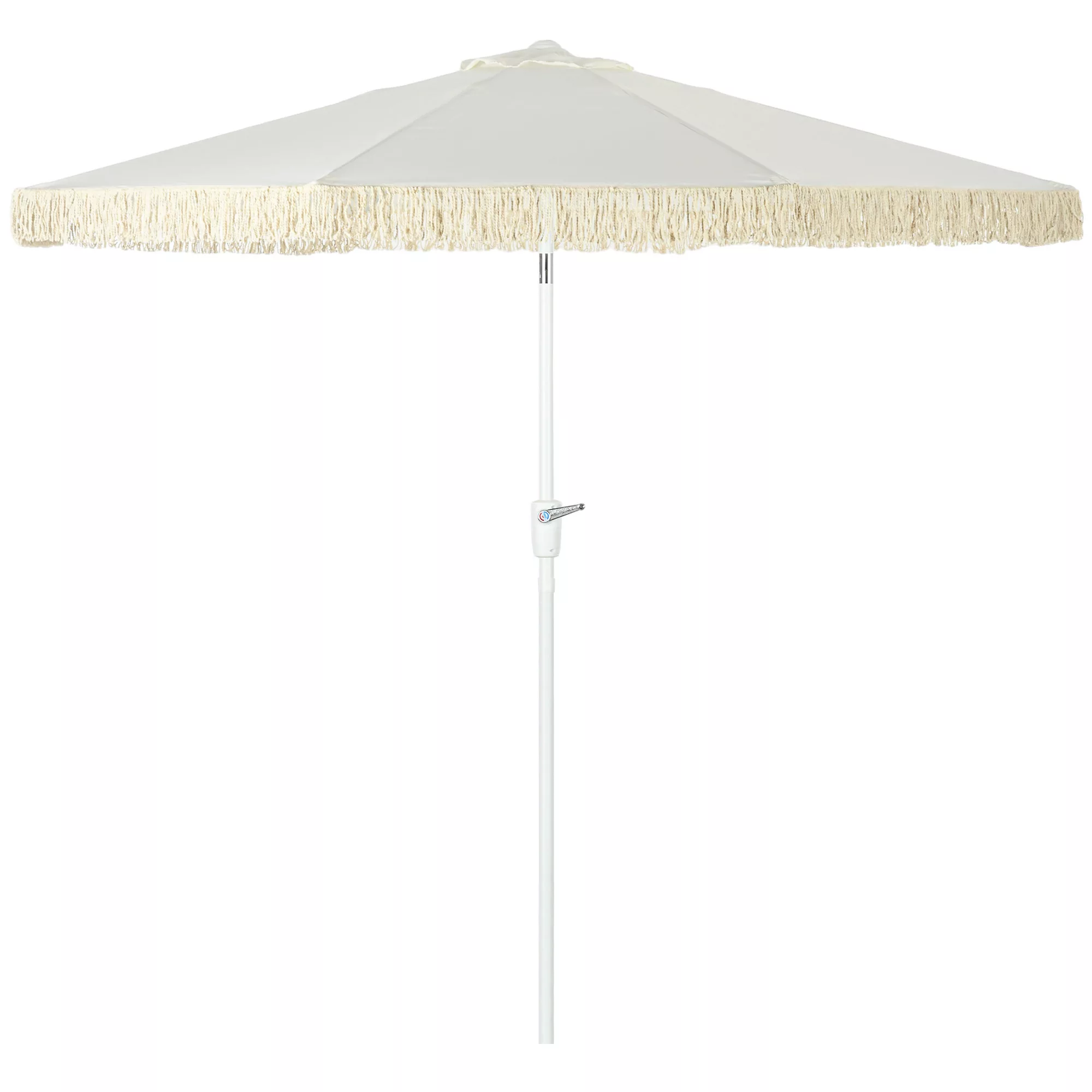 Outsunny Sonnenschirm für den Garten, gerader Sonnenschirm, neigbarer Außen günstig online kaufen
