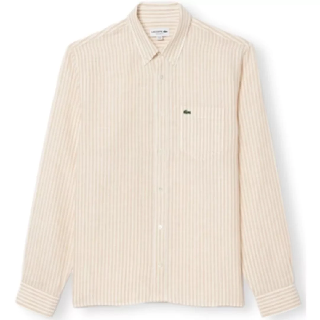 Lacoste  Hemdbluse Shirt CH6985 - Blanc/Beige günstig online kaufen