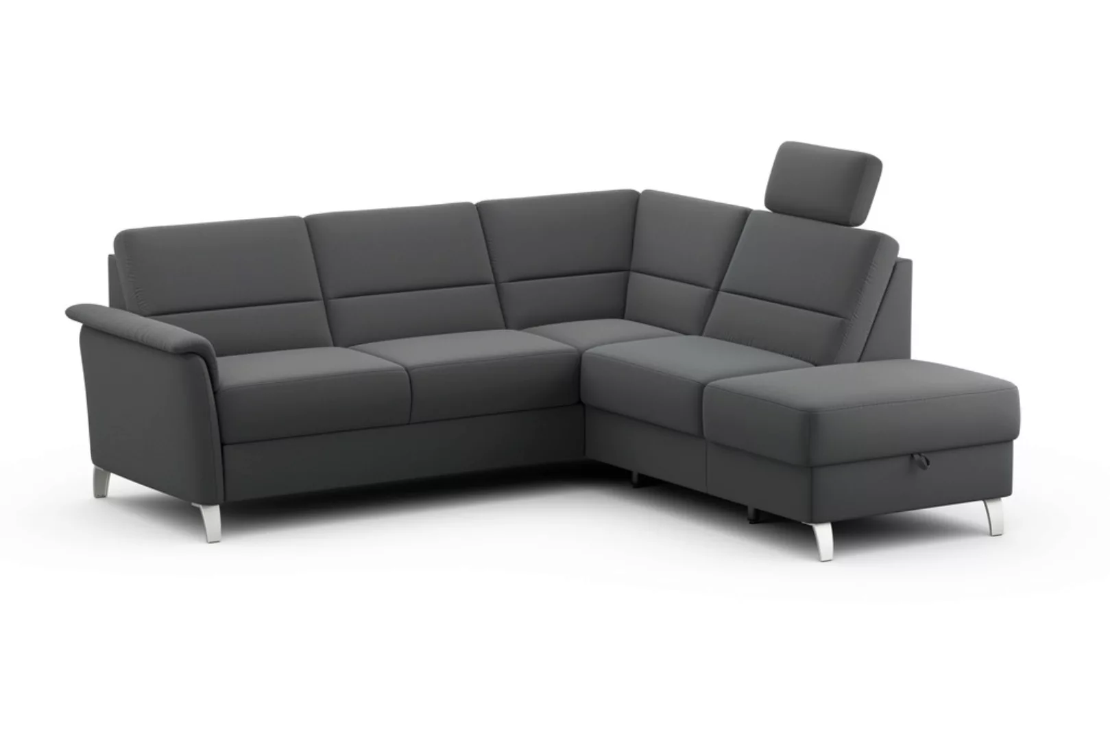 sit&more Ecksofa "Palmera L-Form", Federkern, wahlweise mit Bettfunktion un günstig online kaufen