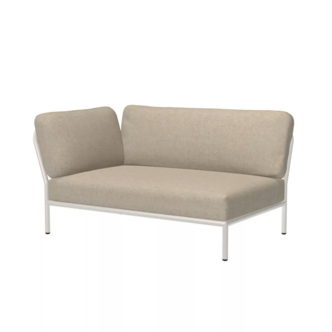 LEVEL Outdoor Sofa Lounge-Modul 2 Papyrus Weiß Links günstig online kaufen