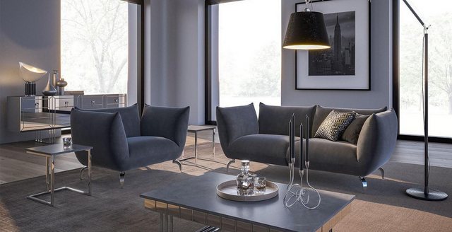 Xlmoebel Sofa Neues Set mit modernem Luxus-Design: 3-Sitzer-Sofa und 1-Sitz günstig online kaufen