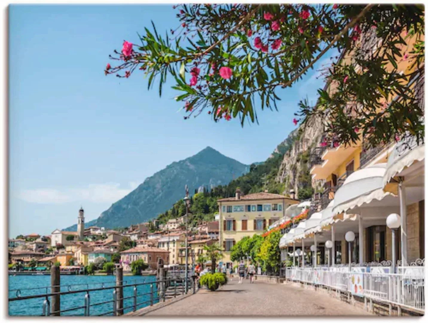 Artland Wandbild »Gardasee Limone sul Garda I«, Europa, (1 St.), als Leinwa günstig online kaufen