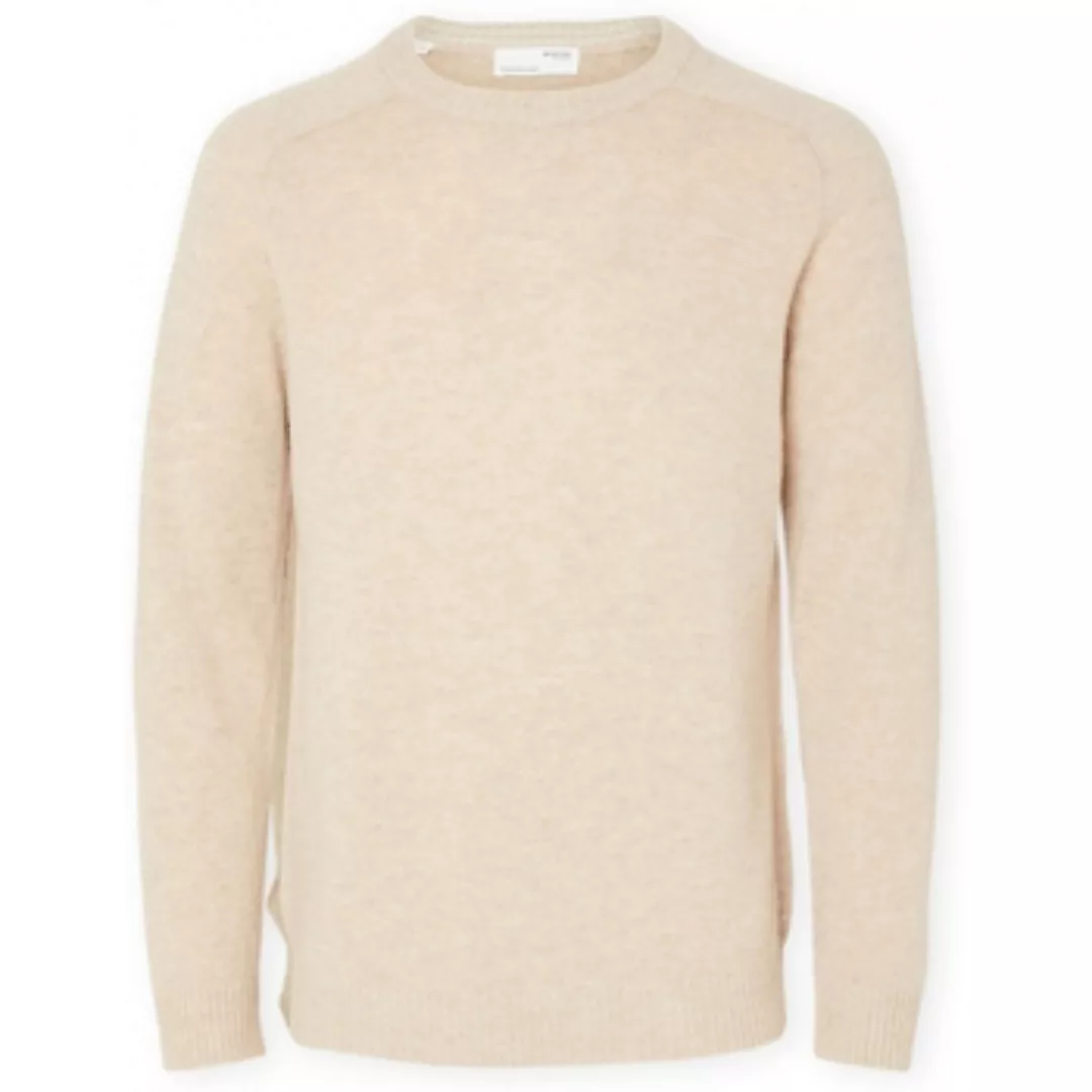 Selected  Pullover Wool Jumper New Coban -  Kelp/Bone White günstig online kaufen