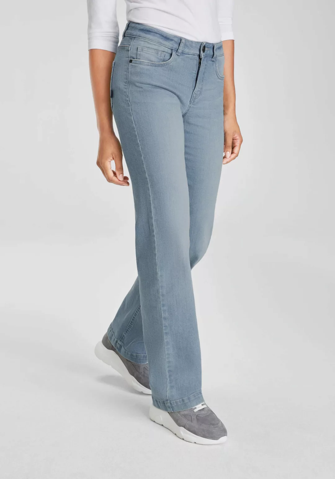 Arizona Gerade Jeans "Wide Leg günstig online kaufen