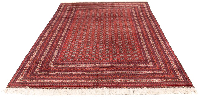 morgenland Orientteppich »Afghan - Buchara - 300 x 200 cm - rot«, rechtecki günstig online kaufen