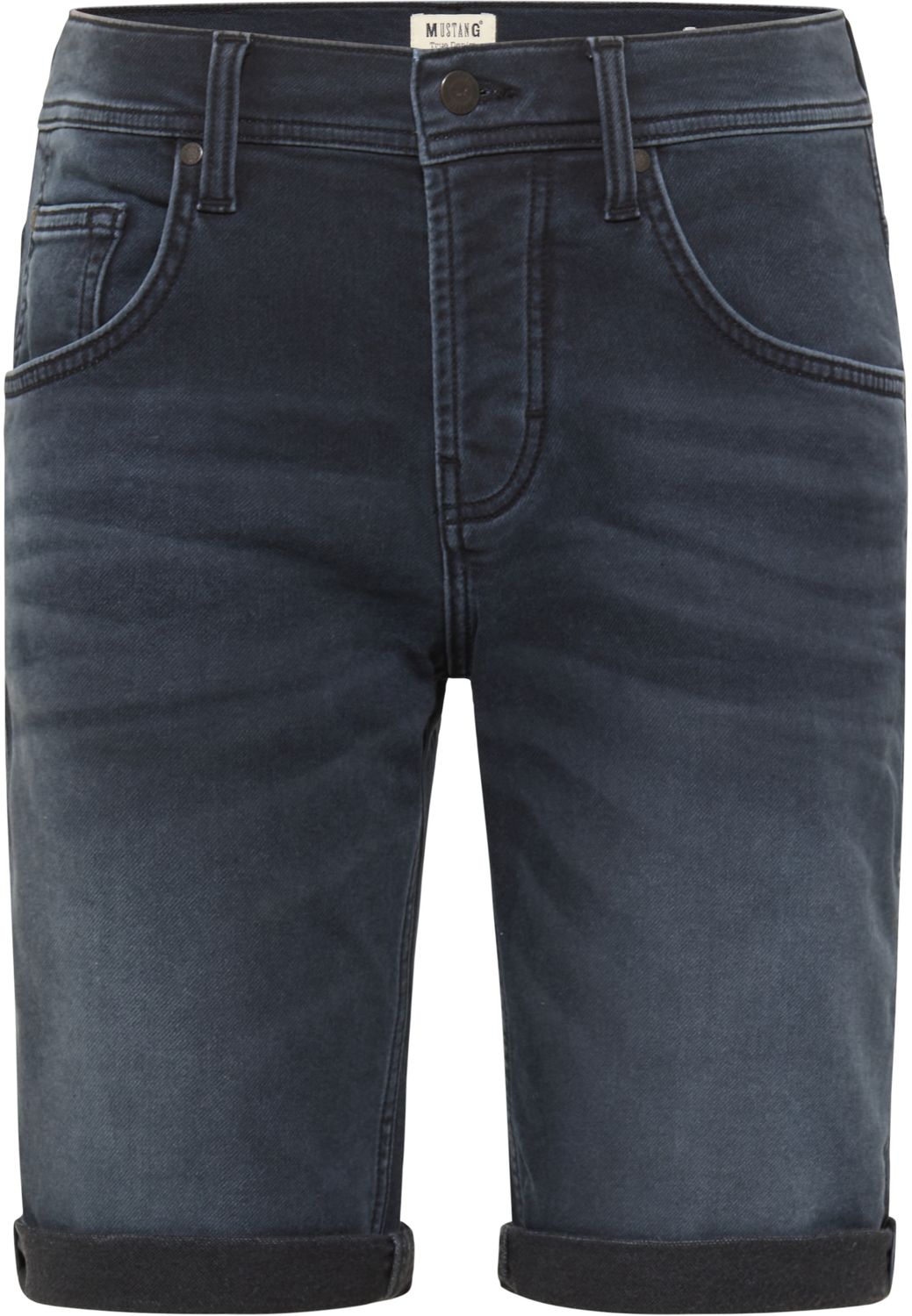 Mustang Herren Jeans Short CHICAGO - Blau - Dark Blue Denim günstig online kaufen