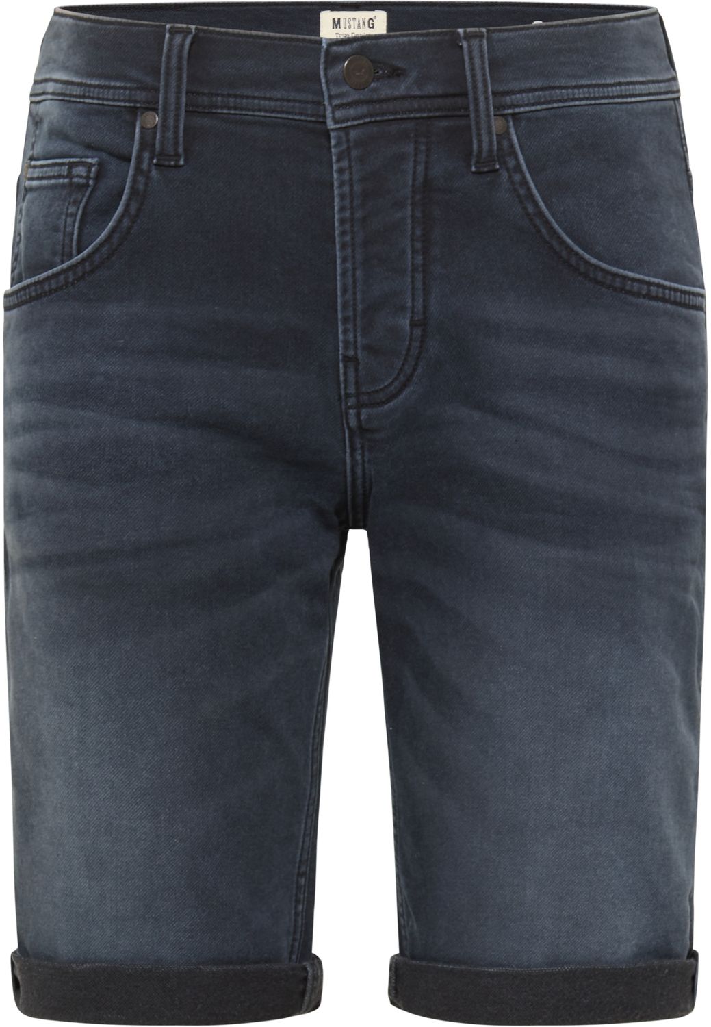 Mustang Herren Jeans Short CHICAGO - Grau - Grey Denim günstig online kaufen