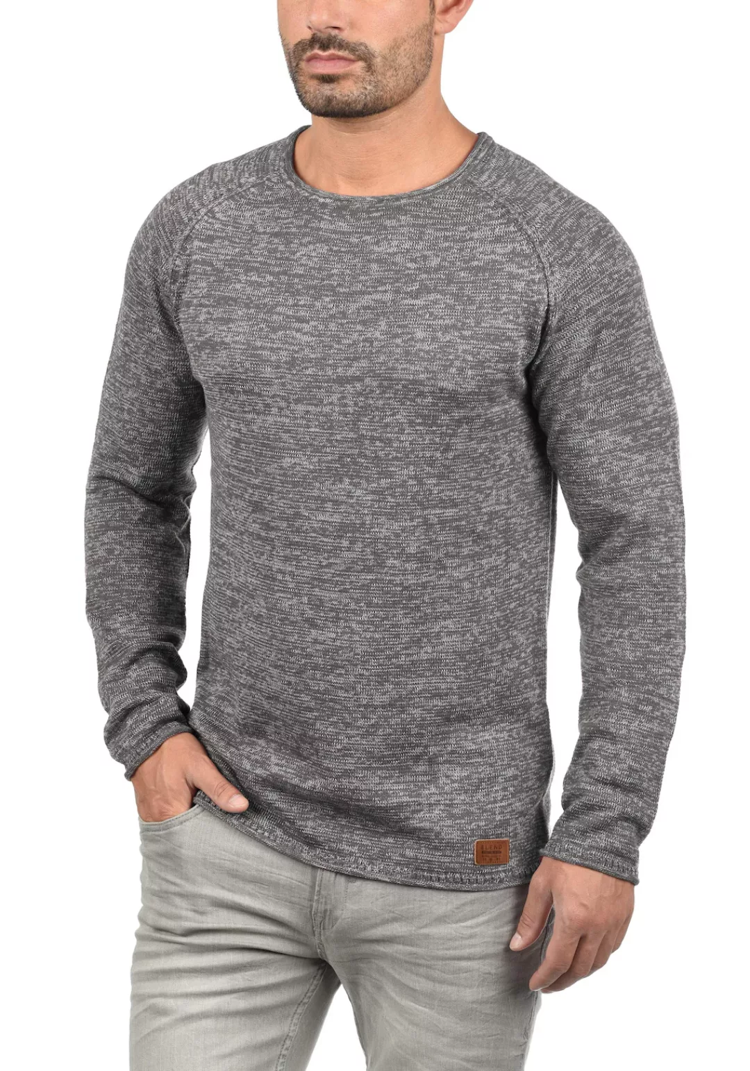 Blend Strickpullover BHDan Strickpullover mit aufgerollten Säumen günstig online kaufen